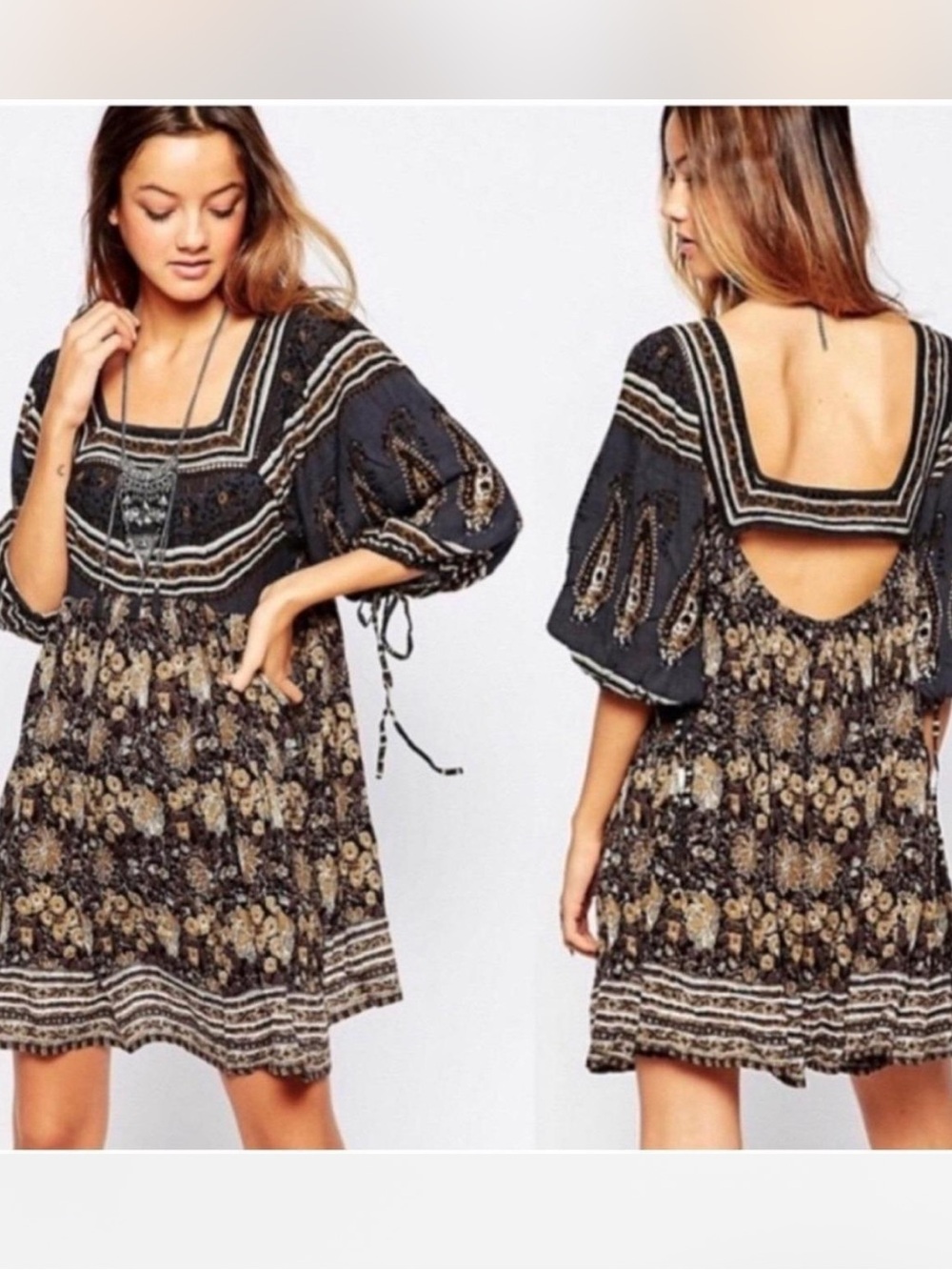 LIKE NEW FREE PEOPLE Midsummer Dream Boho Tunic/Dress - Picture 1 of 5